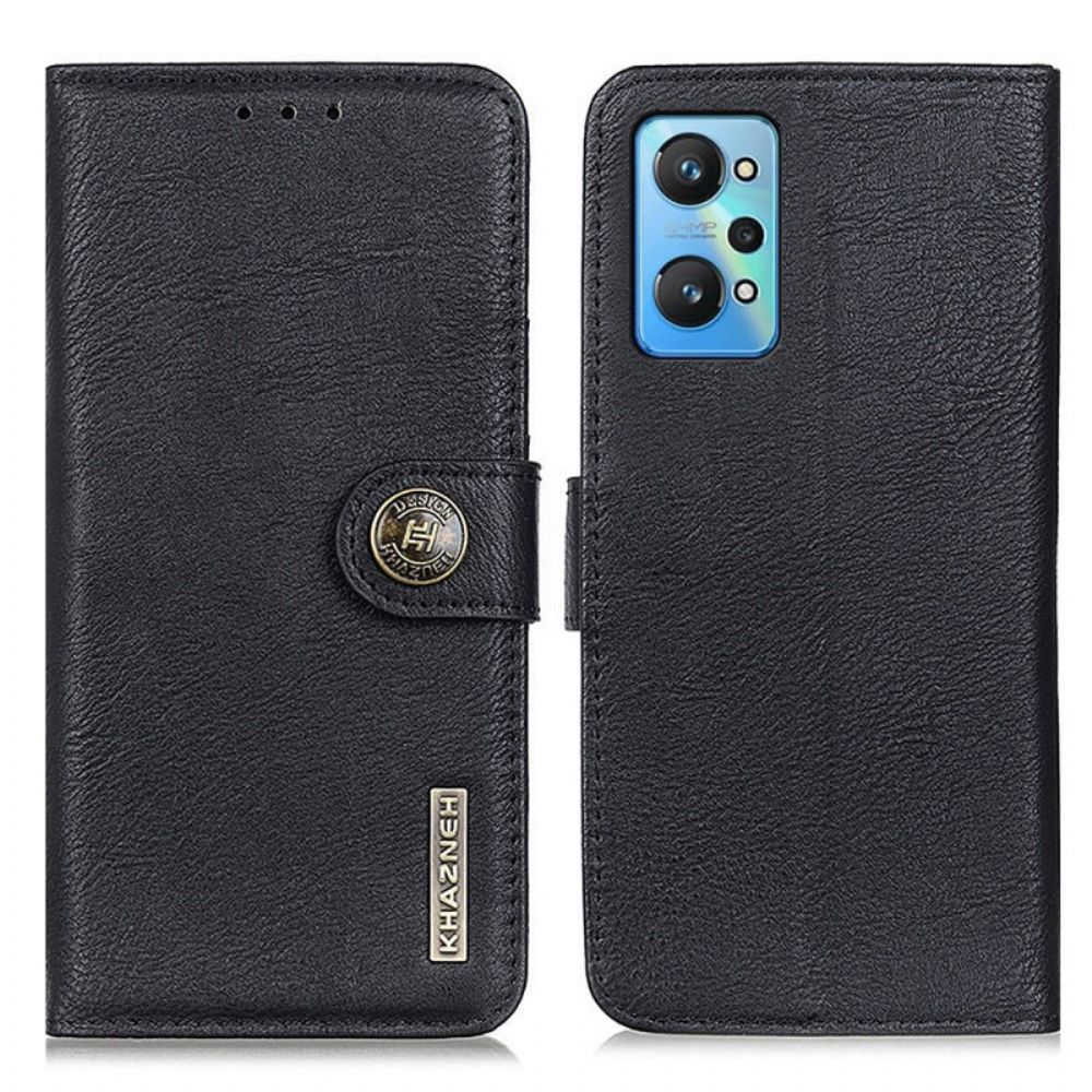 Flip Case voor Realme GT Neo 3T / Neo 2 Imitatieleer Khazneh