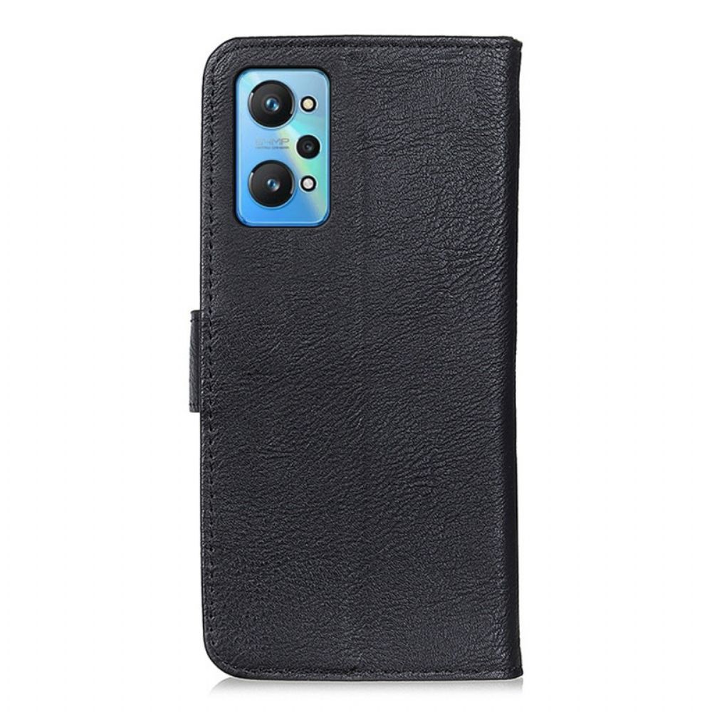 Flip Case voor Realme GT Neo 3T / Neo 2 Imitatieleer Khazneh