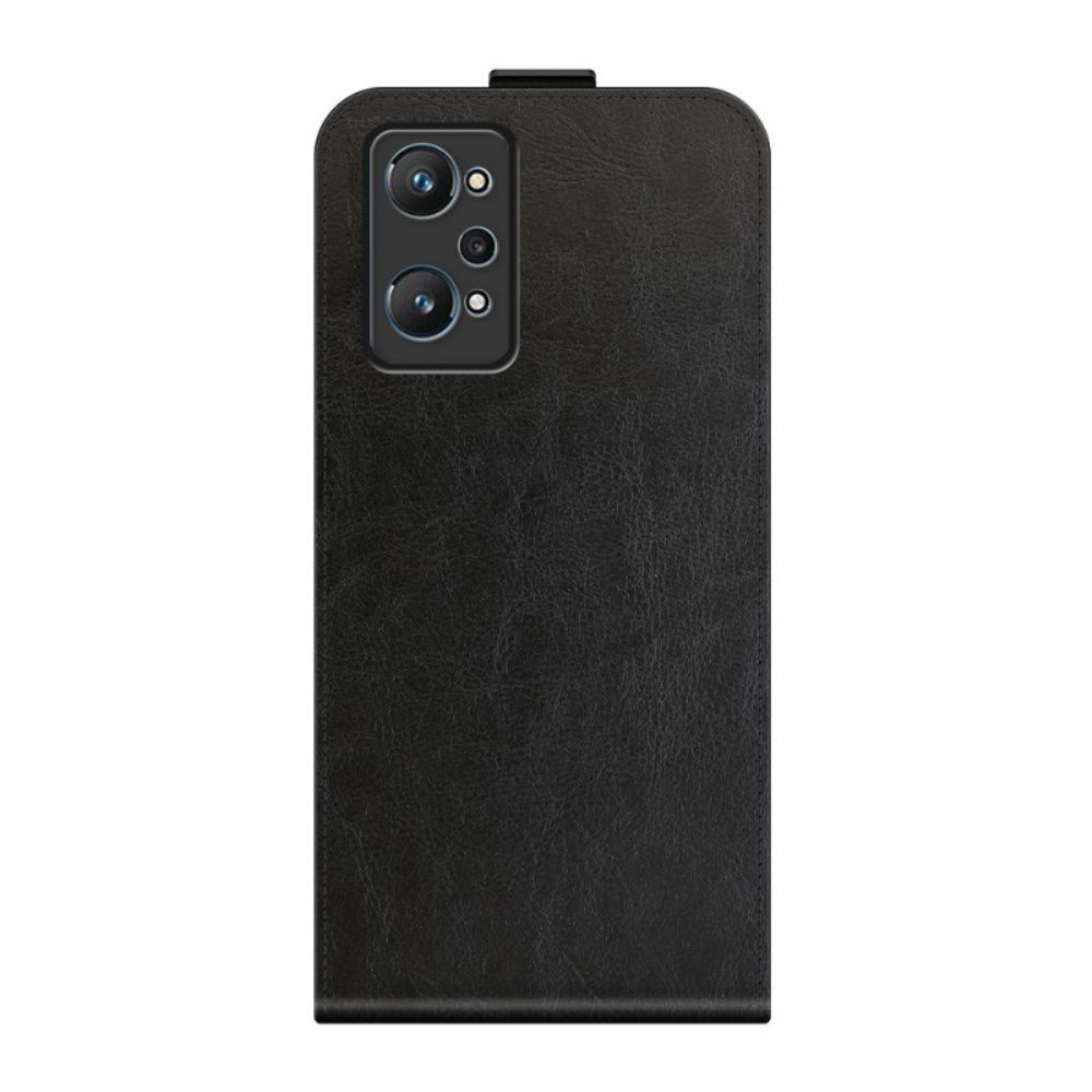 Folio-hoesje voor Realme GT Neo 3T / Neo 2 Flip Case Leren Effect Verticale Klep