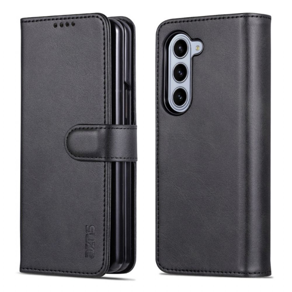 Bescherming Hoesje Samsung Galaxy Z Fold 6 Azns Leerstijl