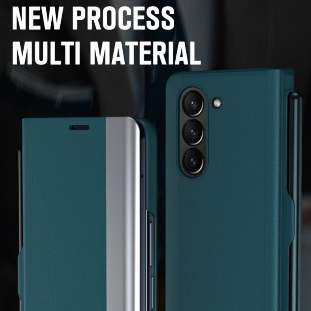 Cover Samsung Galaxy Z Fold 6 Nieuw Ontwerp Bescherming Hoesje