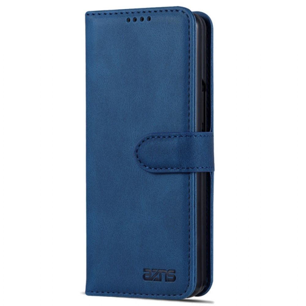 Folio-hoesje Samsung Galaxy Z Fold 6 Telefoonhoesje Azns Suède-effect