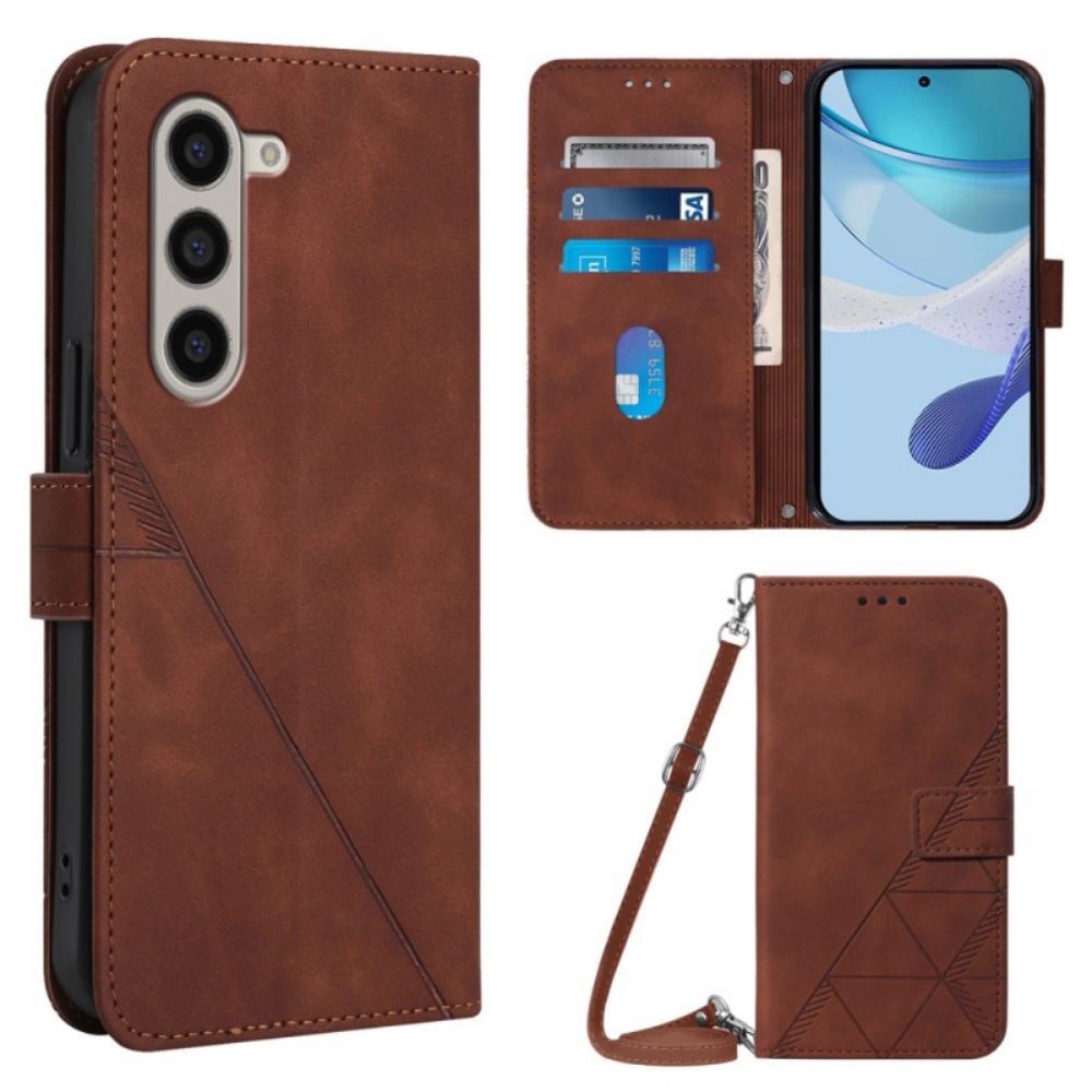 Folio-hoesje Samsung Galaxy Z Fold 6 Telefoonhoesje Schouderdriehoeken