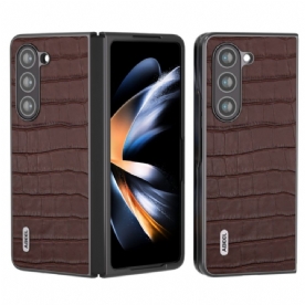 Hoesje Samsung Galaxy Z Fold 6 Krokodiltextuur Abeel Bescherming Hoesje