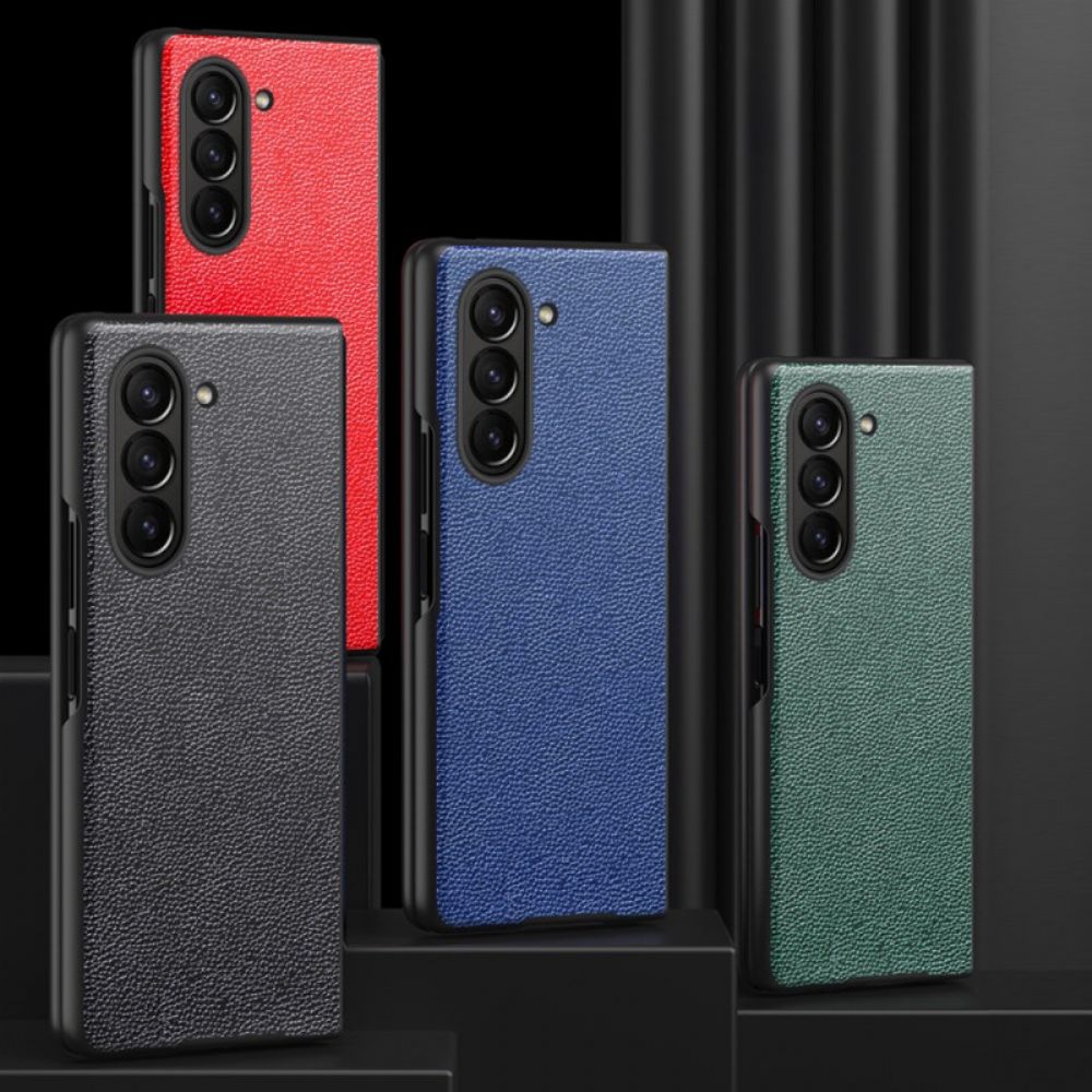 Hoesje Samsung Galaxy Z Fold 6 Litchi Kunstleer