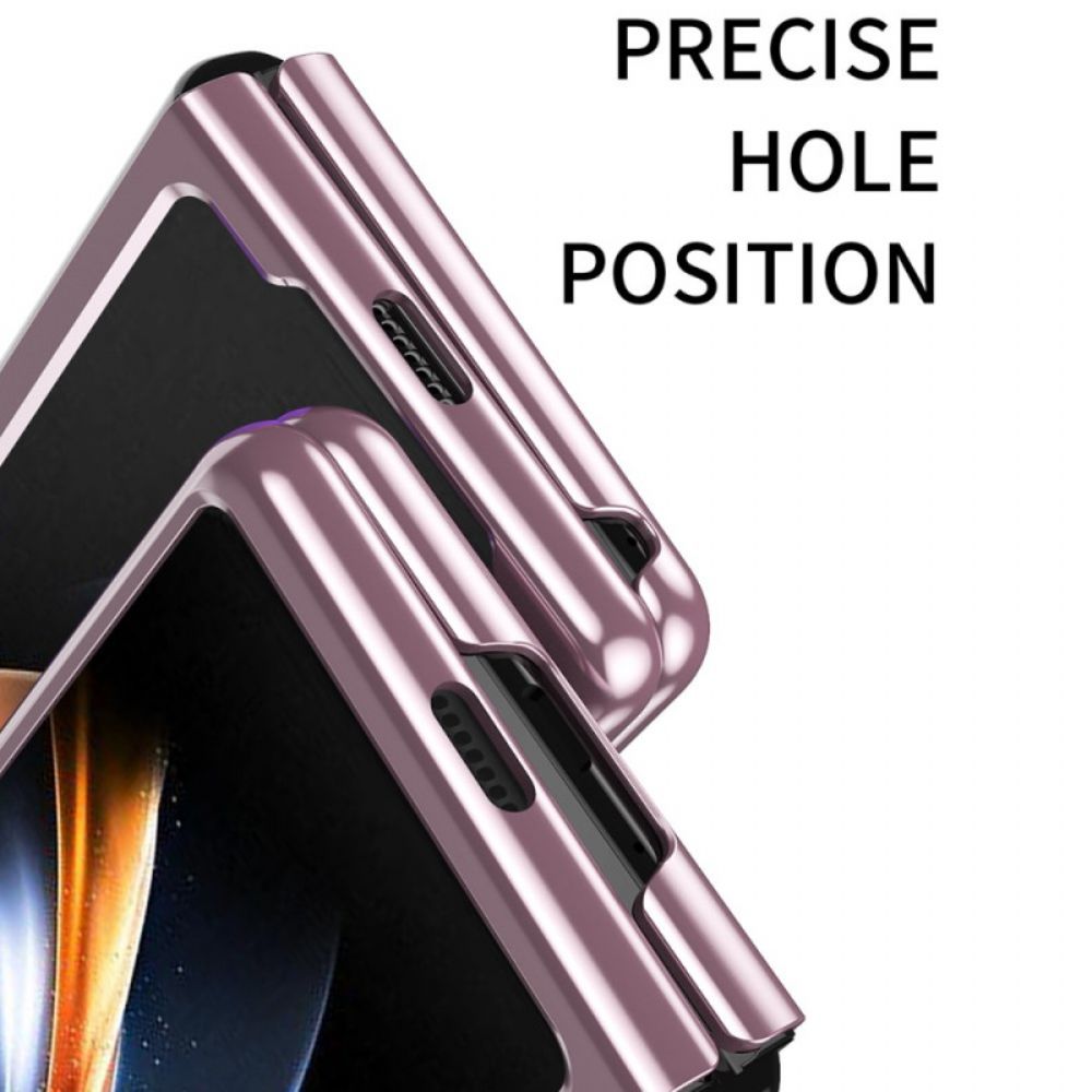 Hoesje Samsung Galaxy Z Fold 6 Transparante Metalen Randen