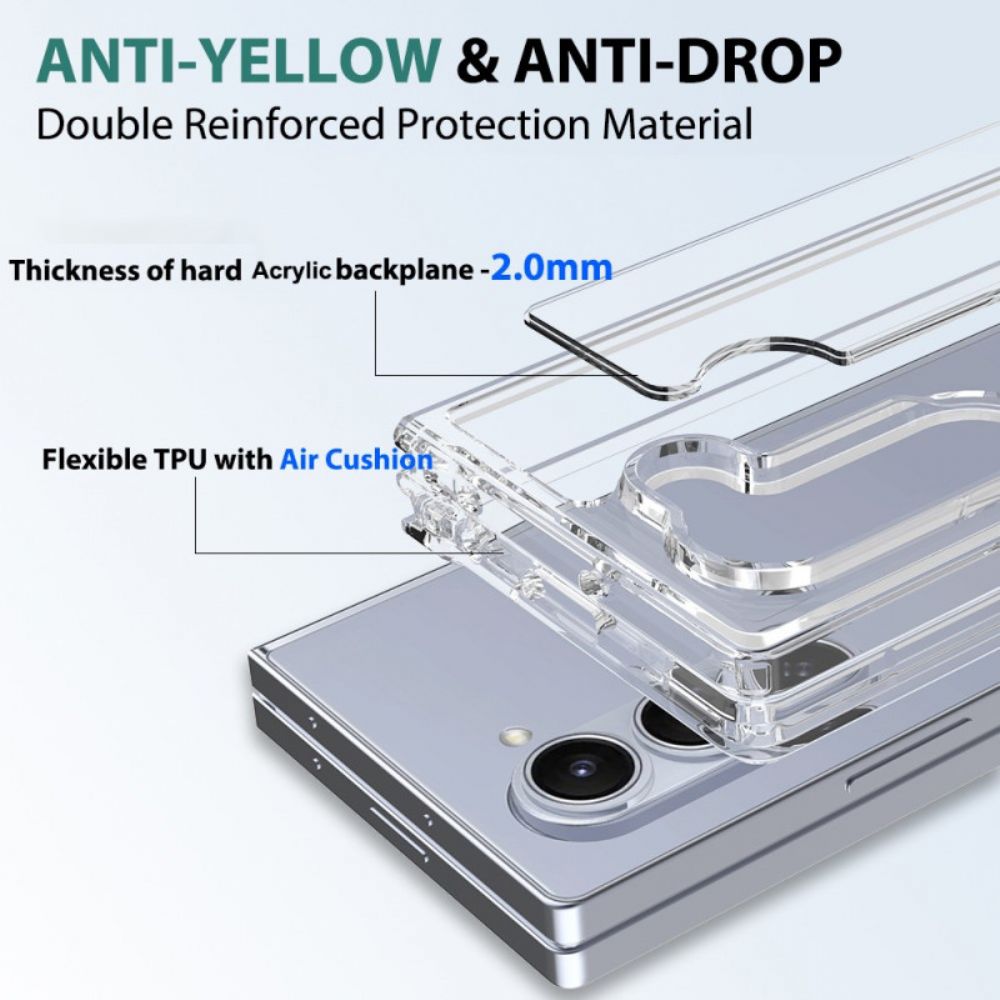 Hoesje Voor Samsung Galaxy Z Fold 6 Transparant Antikras