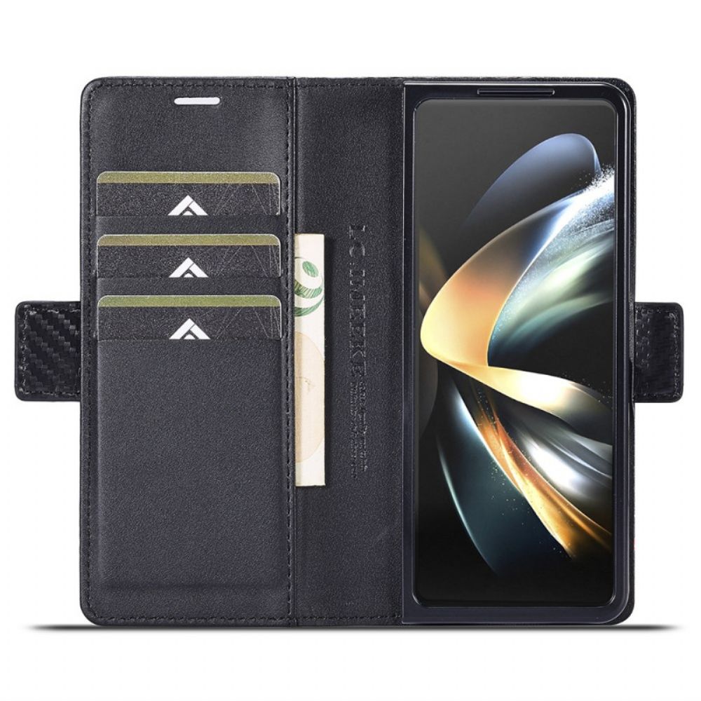 Leren Hoesje Samsung Galaxy Z Fold 6 Lc.imeeke Bescherming Hoesje