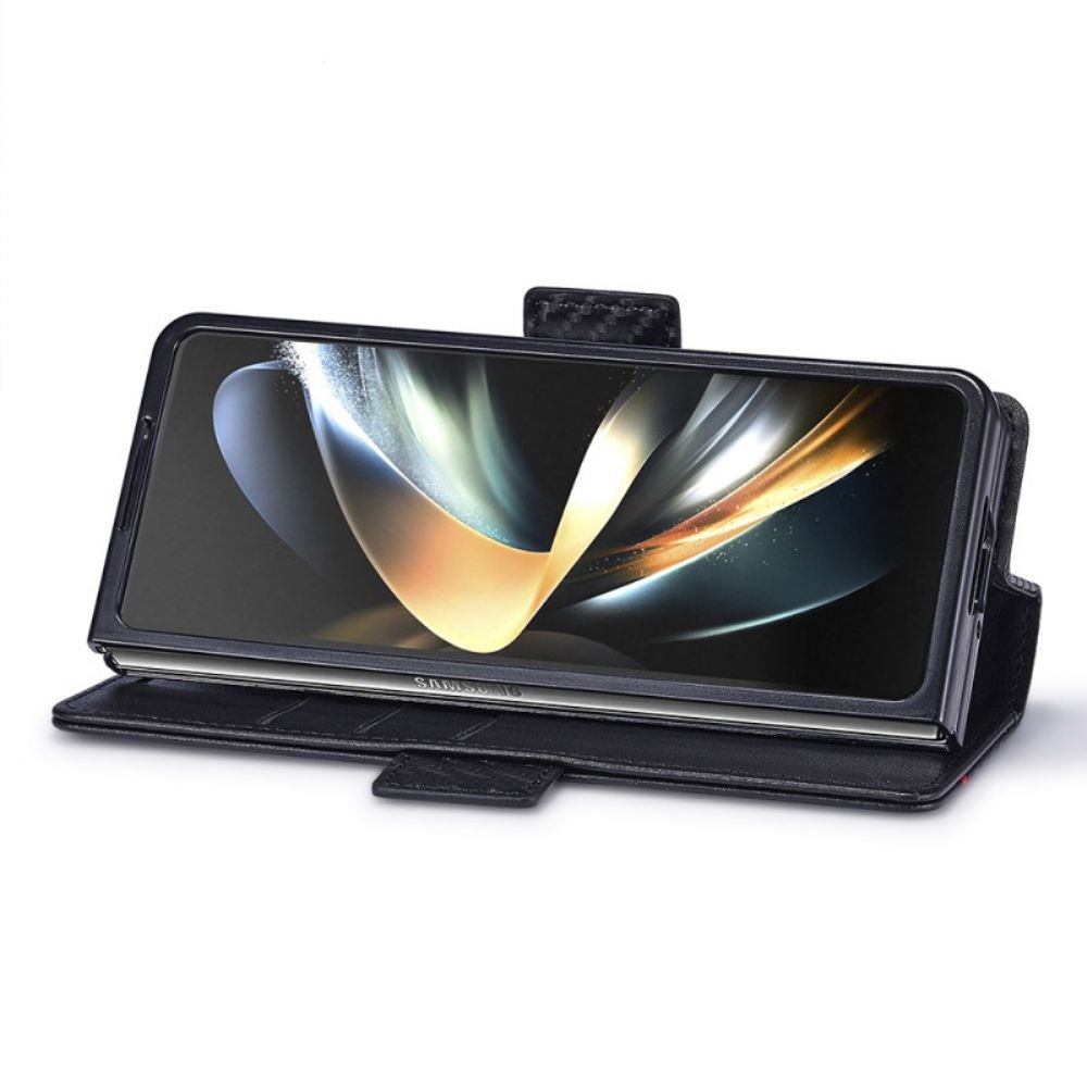 Leren Hoesje Samsung Galaxy Z Fold 6 Lc.imeeke Bescherming Hoesje