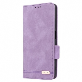 Bescherming Hoesje voor Xiaomi Redmi Note 12 Pro Folio-hoesje Stijlvol Leereffect