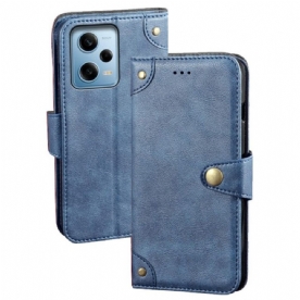 Folio-hoesje voor Xiaomi Redmi Note 12 Pro Magnetische Knop