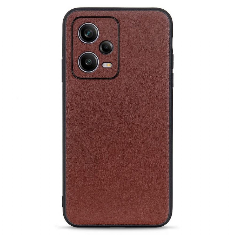 Hoesje voor Xiaomi Redmi Note 12 Pro Echt Leer