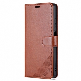 Leren Hoesje voor Xiaomi Redmi Note 12 Pro Leer-effect