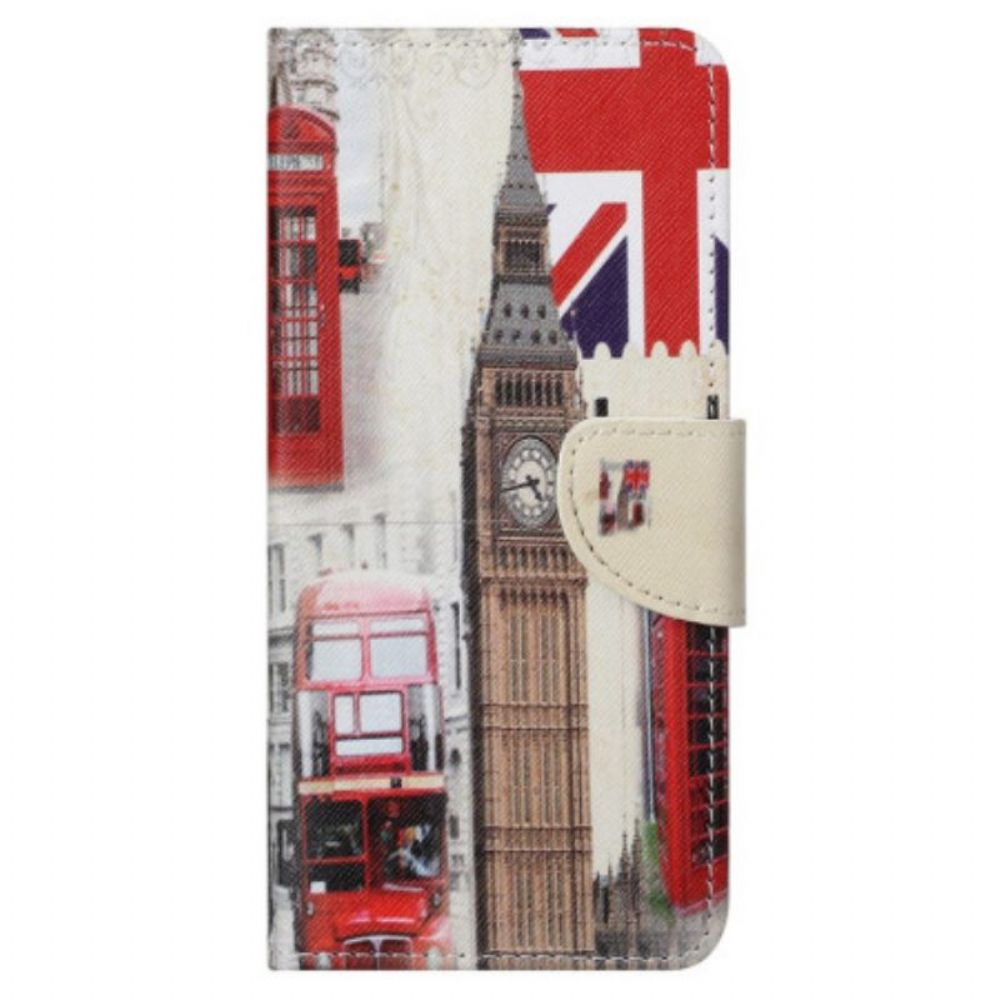 Flip Case voor Samsung Galaxy S23 5G Londen