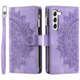 Folio-hoesje voor Samsung Galaxy S23 5G Multifunctionele Mandala