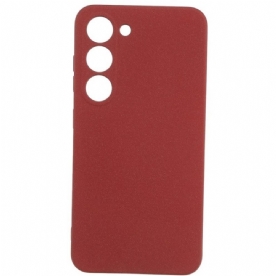 Hoesje voor Samsung Galaxy S23 5G Flexibele Siliconen Mat