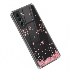 Hoesje voor Samsung Galaxy S23 5G Naadloze Roze Bloemen