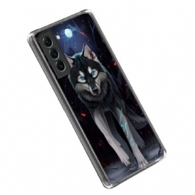 Telefoonhoesje voor Samsung Galaxy S23 5G Grafische Wolf