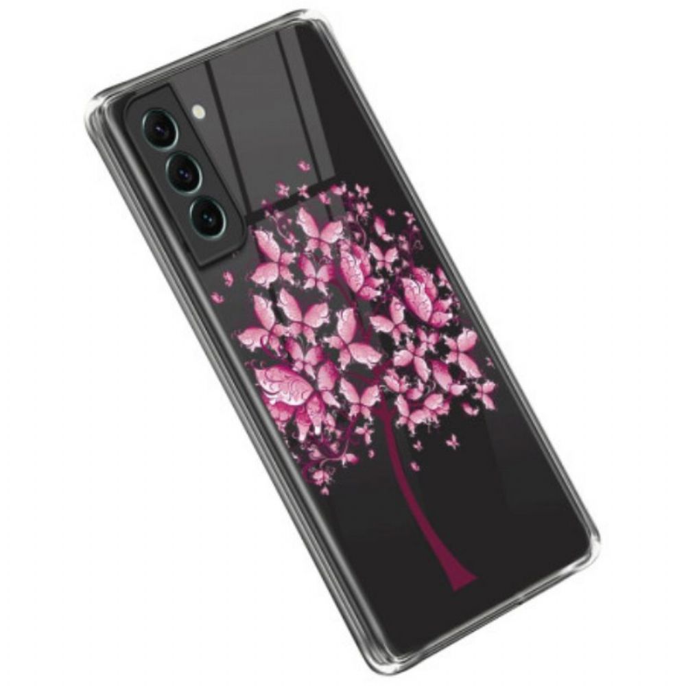 Telefoonhoesje voor Samsung Galaxy S23 5G Naadloze Roze Boom