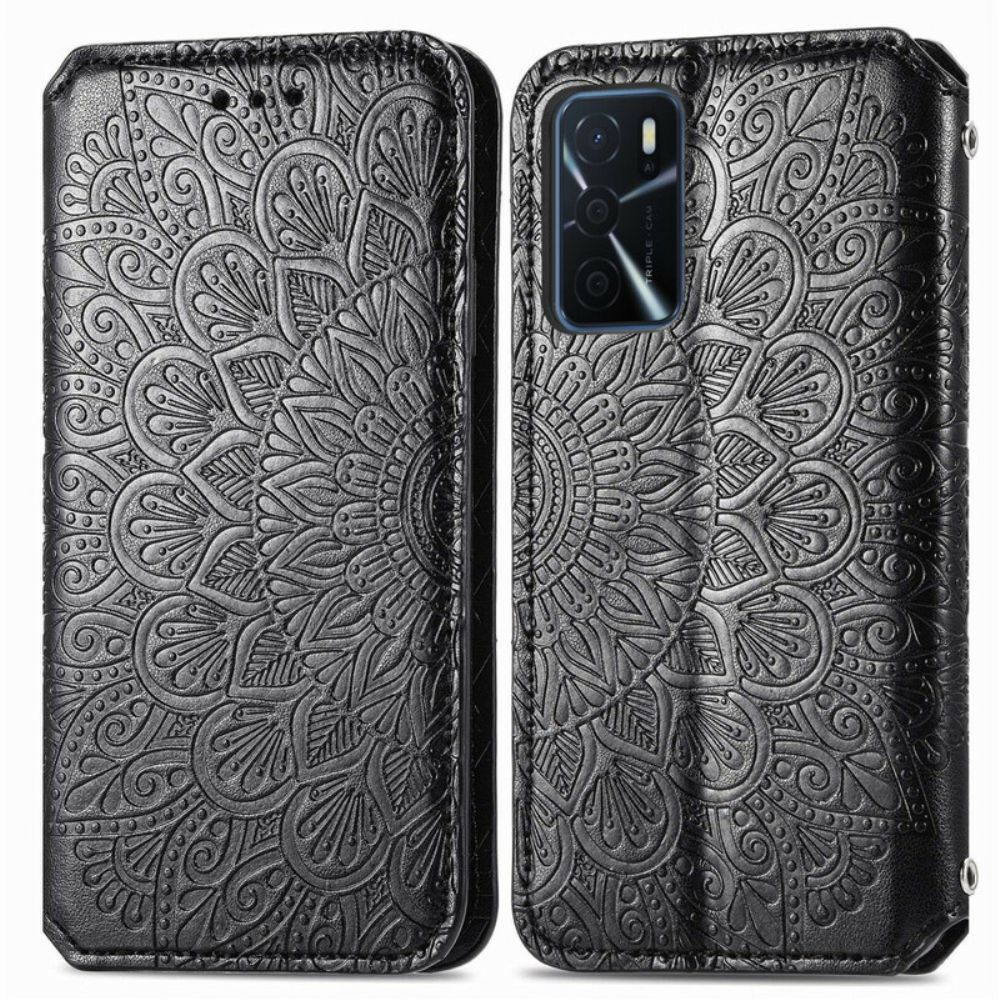 Bescherming Hoesje voor Oppo A16 / A16s Folio-hoesje Mandala's