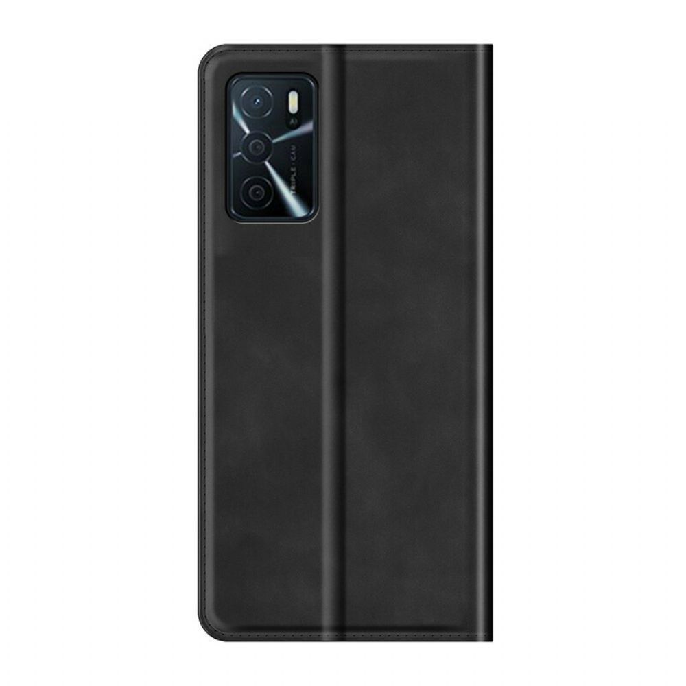 Bescherming Hoesje voor Oppo A16 / A16s Folio-hoesje Skin-touch