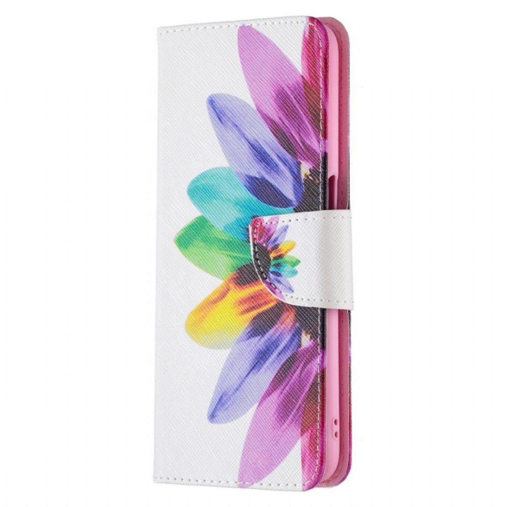 Folio-hoesje voor Oppo A16 / A16s Aquarel Bloem