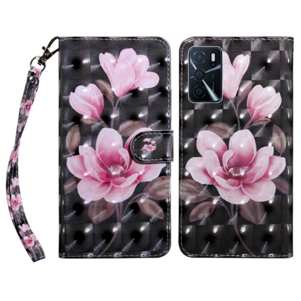 Folio-hoesje voor Oppo A16 / A16s Bloesem Bloemen