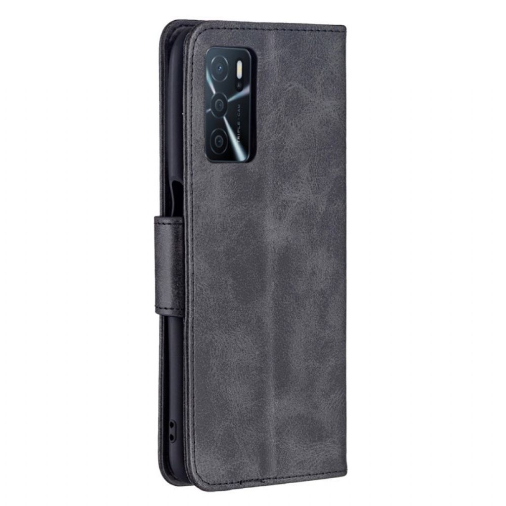 Folio-hoesje voor Oppo A16 / A16s Flip Case Gladde Schuine Klep