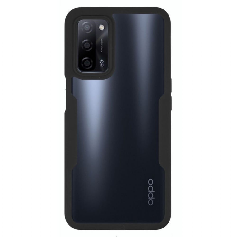 Hoesje voor Oppo A16 / A16s Hybride Met Afgeschuinde Rand