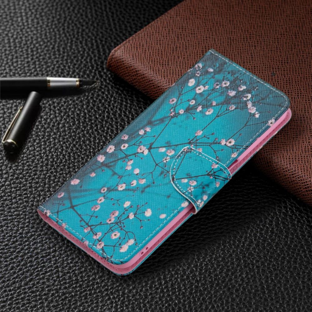 Leren Hoesje voor Oppo A16 / A16s Bloeiende Boom