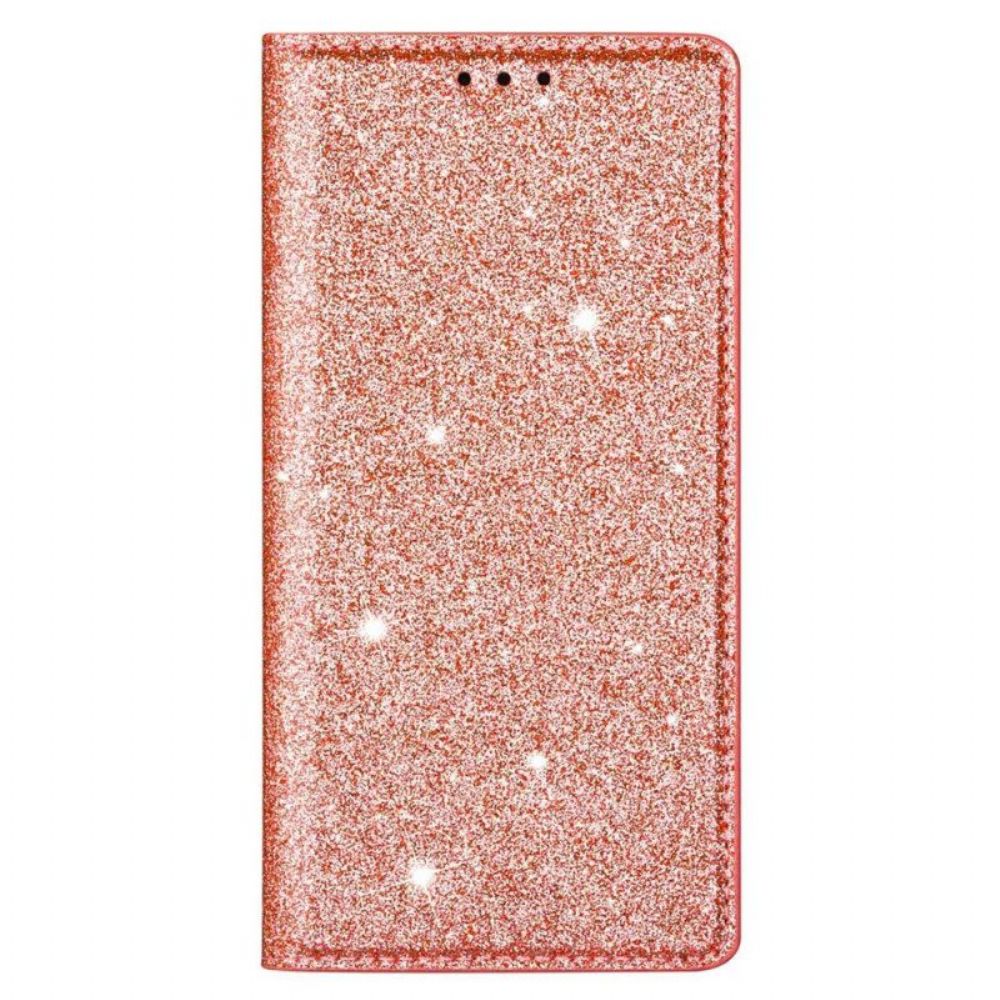 Bescherming Hoesje voor Samsung Galaxy S23 Ultra 5G Folio-hoesje Paillettenstijl