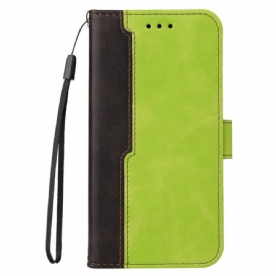 Folio-hoesje voor Samsung Galaxy S23 Ultra 5G Twee Toon