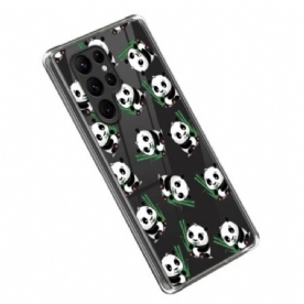 Hoesje voor Samsung Galaxy S23 Ultra 5G Kleine Panda's