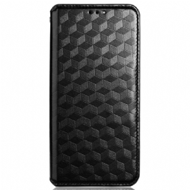 Bescherming Hoesje voor iPhone 14 Pro Max Folio-hoesje 3d-textuur