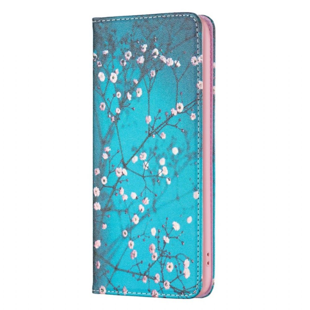 Bescherming Hoesje voor iPhone 14 Pro Max Folio-hoesje Bloemen