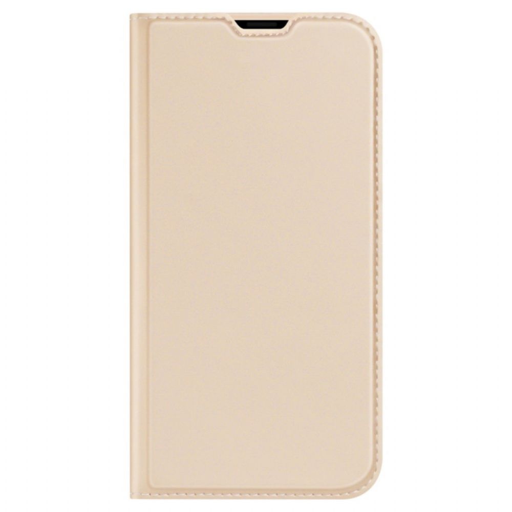 Bescherming Hoesje voor iPhone 14 Pro Max Folio-hoesje Skin Pro Dux Ducis