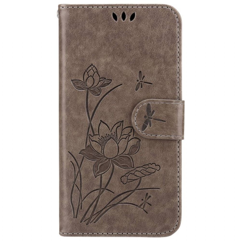 Folio-hoesje voor iPhone 14 Pro Max Vintage Groentestijl