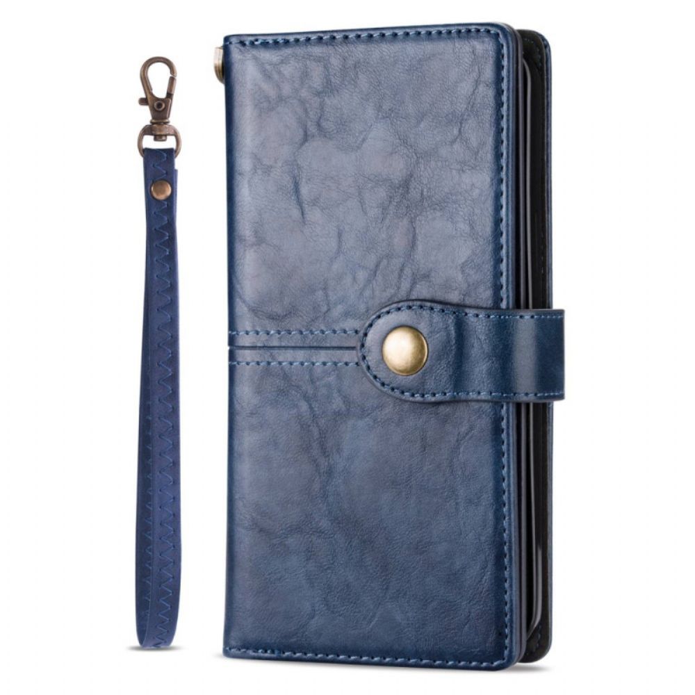 Folio-hoesje voor iPhone 14 Pro Max Vintage Multifunctioneel