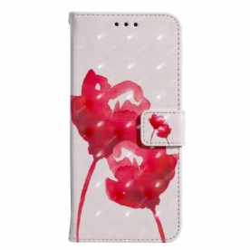 Hoesje Folio-hoesje voor iPhone 14 Pro Max Aquarel Halster