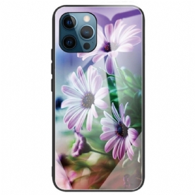 Hoesje voor iPhone 14 Pro Max Bloemen Van Gehard Glas