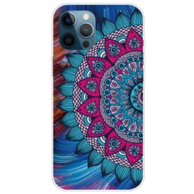 Hoesje voor iPhone 14 Pro Max Kleurrijke Mandala