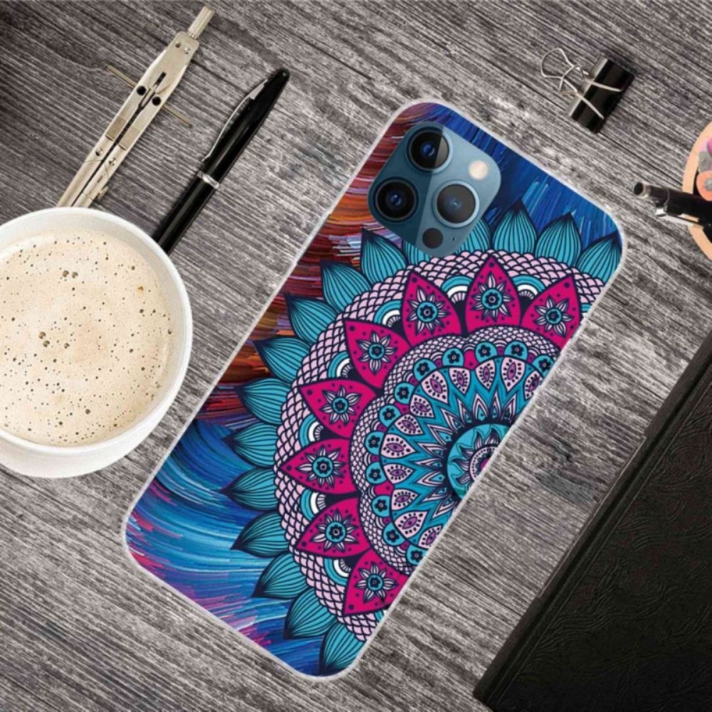 Hoesje voor iPhone 14 Pro Max Kleurrijke Mandala