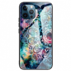 Hoesje voor iPhone 14 Pro Max Mandala Van Gehard Glas