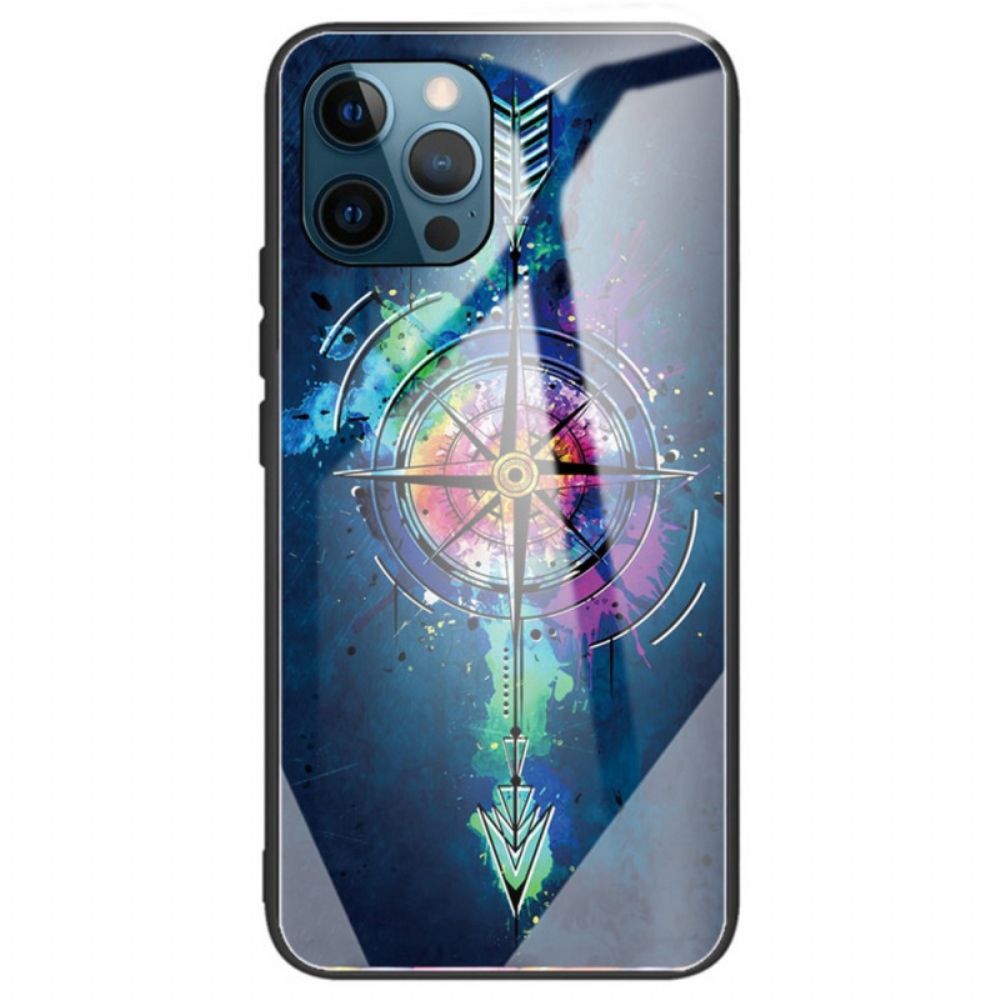 Hoesje voor iPhone 14 Pro Max Pijl Van Gehard Glas