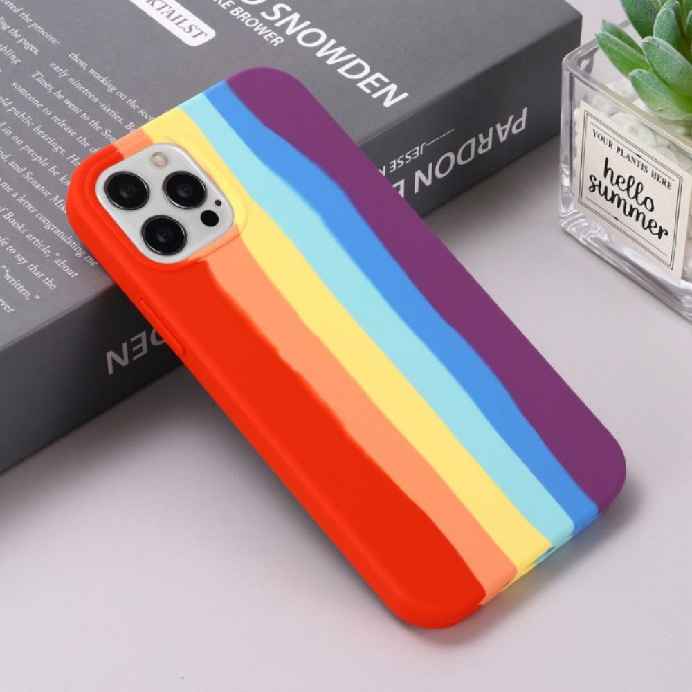 Hoesje voor iPhone 14 Pro Max Regenboog