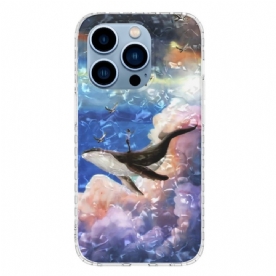 Hoesje voor iPhone 14 Pro Max Stijlvolle Walvis