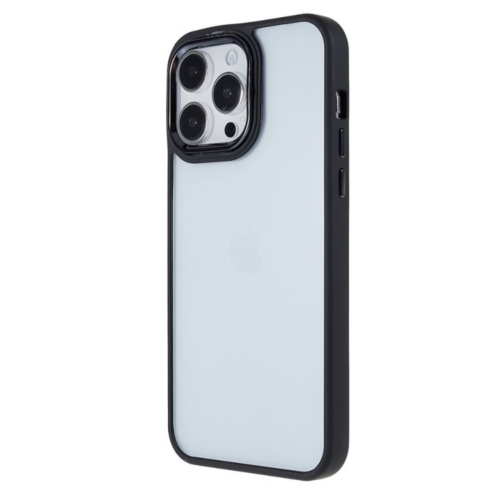 Hoesje voor iPhone 14 Pro Max Transparante Gekleurde Randen