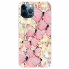 Hoesje voor iPhone 14 Pro Max Vlindercombinaties