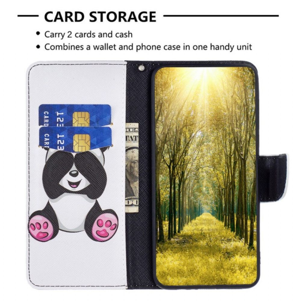 Leren Hoesje voor iPhone 14 Pro Max Panda