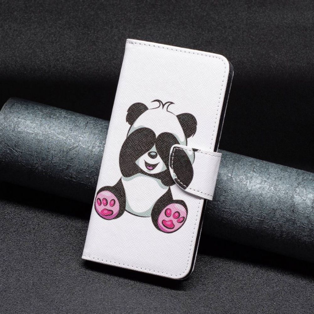 Leren Hoesje voor iPhone 14 Pro Max Panda